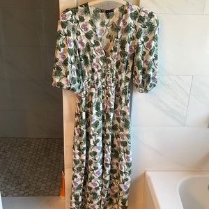 Maje Floral Maxi Dress